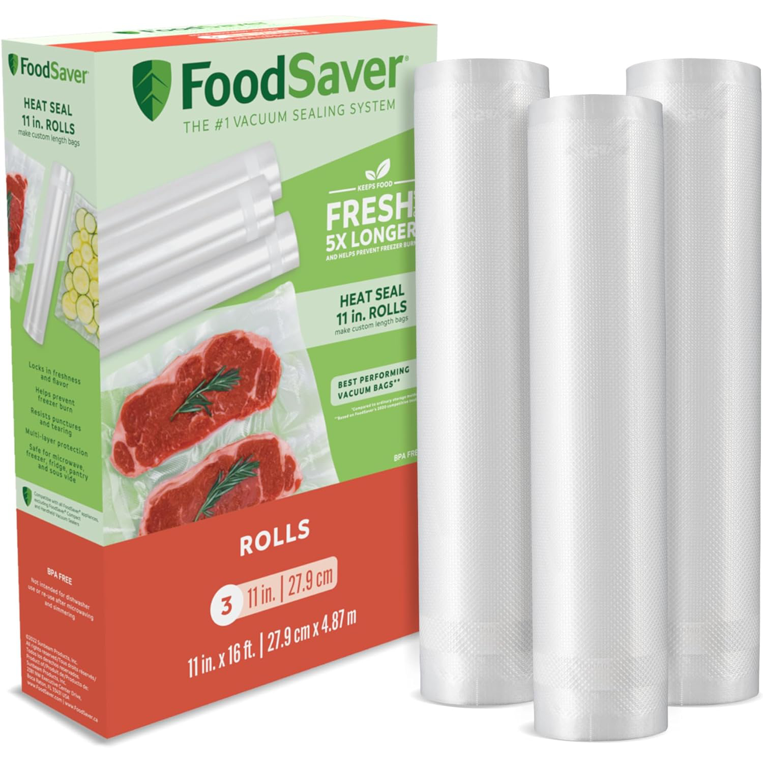 FoodSaver Vacuum Custom Sized BPA Free Sealer