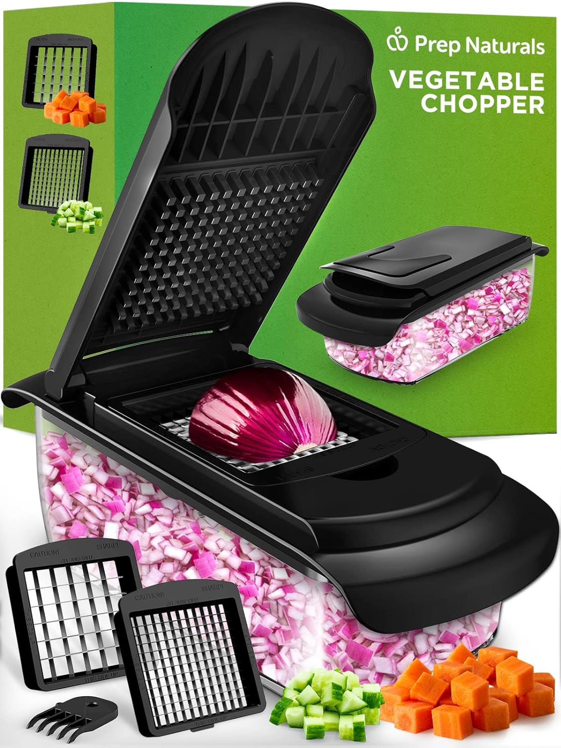 Vegetable Chopper Veggie Container Choppers